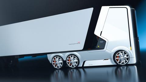Camión eléctrico de Audi Camión eléctrico de Audi
