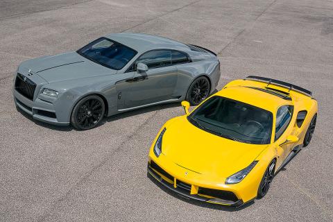 Duelo: Ferrari 488 GTB y Rolls-Royce Wraith de Novitec Duelo: Ferrari 488 GTB y Rolls-Royce Wraith de Novitec