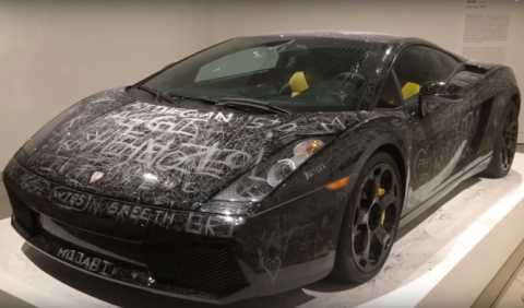 Vídeo: el arte del ‘arañazo’ plasmado en un Lamborghini