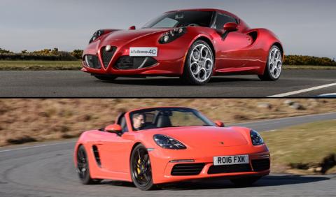¿Cuál es mejor, Alfa Romeo 4C o Porsche 718 Boxster?