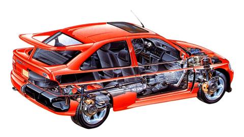 Ford Escort RS Cosworth Ford Escort RS Cosworth compacto radical deportivo