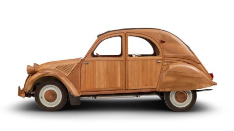 Citroën 2 CV de madera Citroën 2 CV de madera