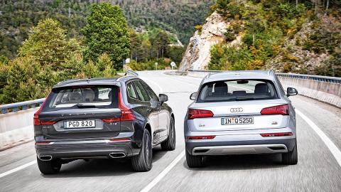 Comparativa: Audi Q5 2.0 TDI quattro contra Volvo XC60 D5 AWD Audi Q5 2.0 TDI quattro contra Volvo XC60 D5 AWD