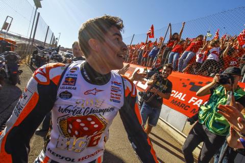 Celebración título Marc Márquez MotoGP 2017 Celebración título Marc Márquez MotoGP 2017
