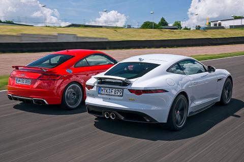Jaguar F-Type vs Audi TT RS Jaguar F-Type vs Audi TT RS