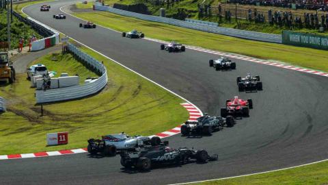 Salida GP Japón F1 2017 Salida GP Japón F1 2017