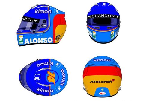 Casco Fernando Alonso Casco Fernando Alonso