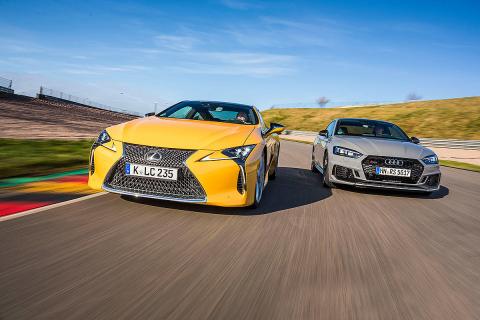 Audi RS 5 vs Lexus LC 500 Audi RS 5 vs Lexus LC 500