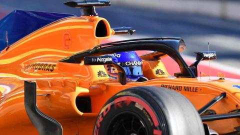 Fernando Alonso en el sexto día de test de F1 Fernando Alonso en el sexto día de test de F1