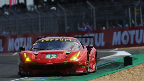 Giancarlo Fisichella en las 24 Horas de Le Mans Giancarlo Fisichella en las 24 Horas de Le Mans
