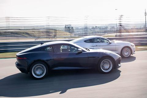 En circuito: Ford Mustang Ecoboost/Jaguar F-Type P300