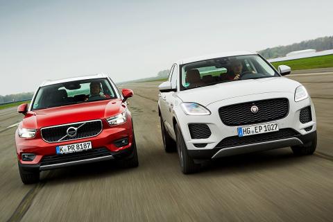 Jaguar E-Pace vs Volvo XC40 Jaguar E-Pace vs Volvo XC40