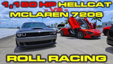 Challenger Hellcat McLaren 720S