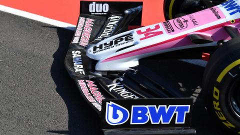 Nuevo alerón delantero Force India Nuevo alerón delantero Force India