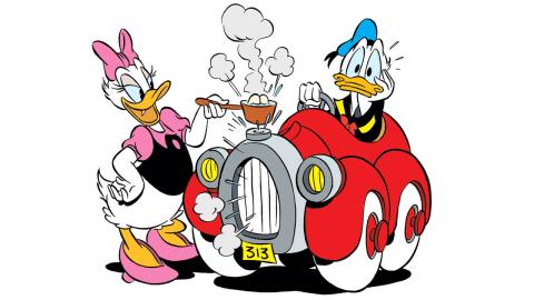 El coche del pato Donald El coche del pato Donald