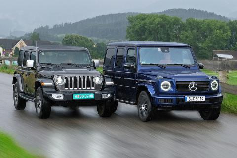 Jeep Wrangler vs Mercedes Clase G