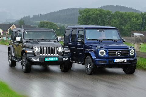 Jeep Wrangler vs Mercedes Clase G Jeep Wrangler vs Mercedes Clase G