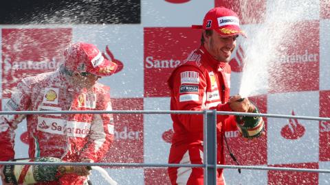 Alonso en el GP Italia 2010 Alonso en el GP Italia 2010