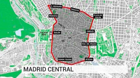 Madrid central mapa Madrid central mapa