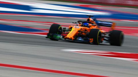 Fernando Alonso en el GP EEUU Fernando Alonso en el GP EEUU