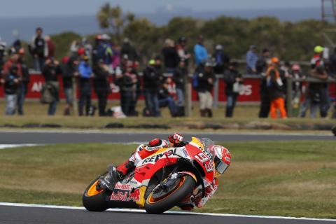 Marc Márquez domina la Clasificación MotoGP Australia 2018