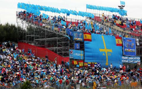 Afición en el GP España 2006 Afición en el GP España 2006