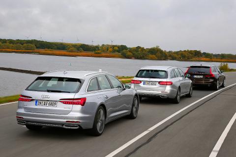 Comparativa del nuevo Audi A6 Avant vs Volvo V90 y Mercedes Clase E Estate Comparativa del nuevo Audi A6 Avant vs Volvo V90 y Mercedes Clase E Estate
