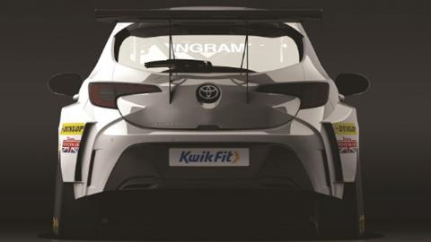 Toyota Corolla trasera BTCC Toyota Corolla trasera BTCC