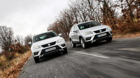 Comparativa Seat Ateca 1.6 TDI vs Seat Ateca 1.0 TSI Comparativa Seat Ateca 1.6 TDI vs Seat Ateca 1.0 TSI