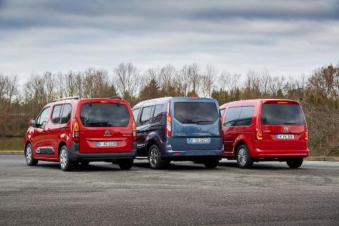 Citroën Berlingo vs Ford Tourneo y Volkswagen Caddy Citroën Berlingo vs Ford Tourneo y Volkswagen Caddy