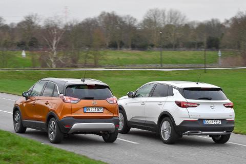 Opel Crossland X vs Opel Grandland X Opel Crossland X vs Opel Grandland X