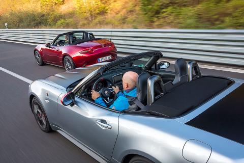 Abarth 124 Spider vs Mazda MX-5 Abarth 124 Spider vs Mazda MX-5