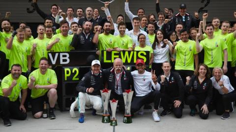 Lewis Hamilton y Valtteri Bottas Lewis Hamilton y Valtteri Bottas