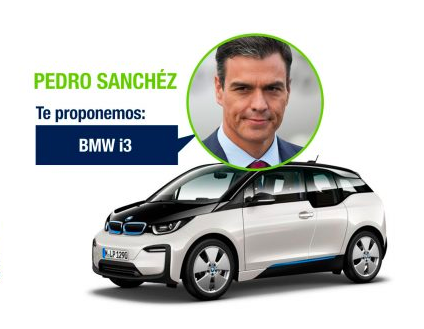 Coche eléctrico para políticos Coche eléctrico para políticos
