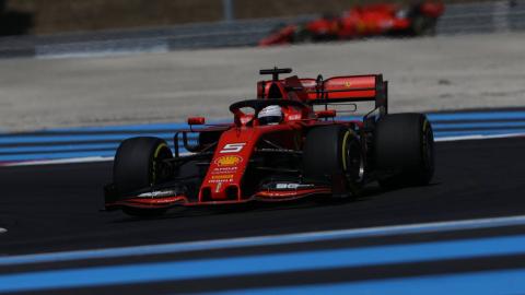 Vettel en el GP de Francia Vettel en el GP de Francia
