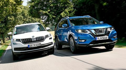 Comparativa: Nissan X-Trail vs Skoda Kodiaq Comparativa: Nissan X-Trail vs Skoda Kodiaq