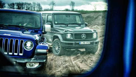 Suzuki Jimny, Mercedes Clase G y Jeep Wrangler Suzuki Jimny, Mercedes Clase G y Jeep Wrangler