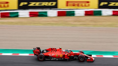 Ferrari en el Circuito de Suzuka