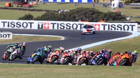 MotoGP Australia 2018 curvas enlazadas motos circuito