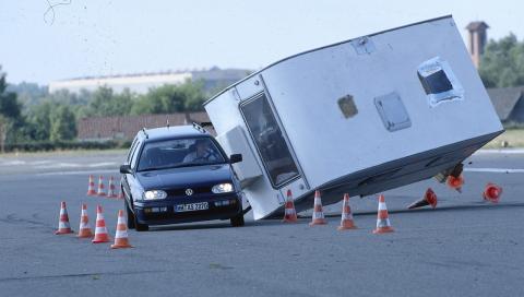 Accidente con caravana Accidente con caravana