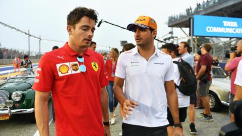 Leclerc y Sainz Leclerc y Sainz