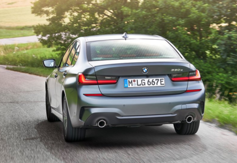 Prueba BMW 330e trasera Prueba BMW 330e trasera