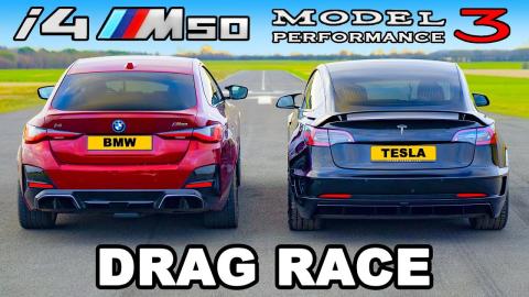 BMW i4 M50 vs. Tesla Model 3 Performance