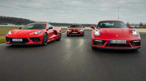 Corvette vs 911 y M4 Corvette vs 911 y M4
