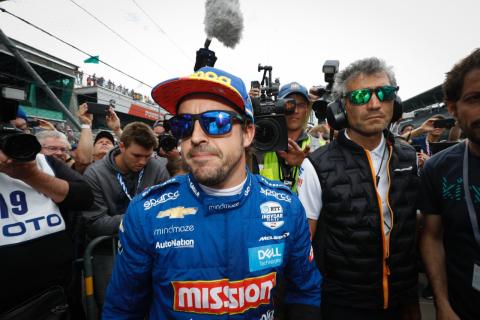 Fernando Alonso en Indianápolis