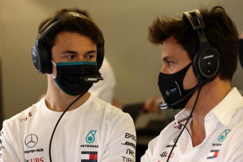 Nyck de Vries and Toto Wolff