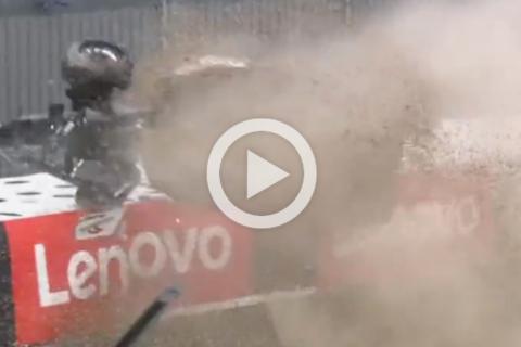 This was the strong accident of Guanyu Zhou in Silverstone