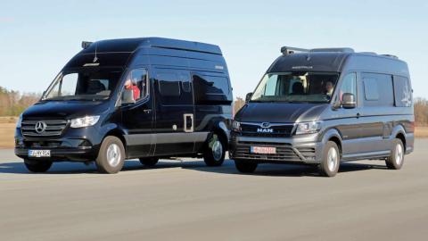 Comparison of the Hymer Free S 600 vs Westfalia Sven Hedin: motorhomes with character