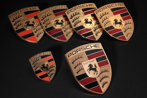 Porsche debuts new shield
