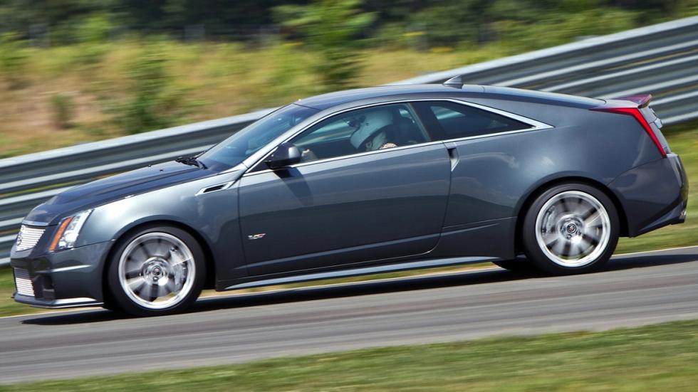 Cinco mejores muscle cars Cadillac CTS-V Coupe lateral Cinco mejores muscle cars Cadillac CTS-V Coupe lateral